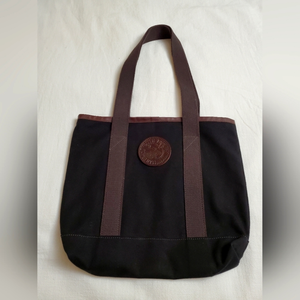 Duluth Pack 5 Liter Capacity Black Long Handles Mini Tote Made In USA